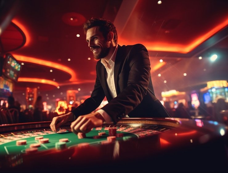 Antarmuka aplikasi singa33 menampilkan permainan slot dan live dealer
